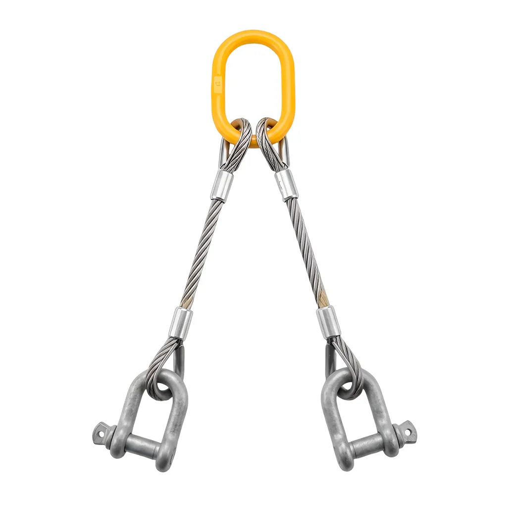 Laço de Cabo de Aço AC6 Polido com Alma de Fibra